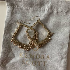 Kendra Scott gold earrings